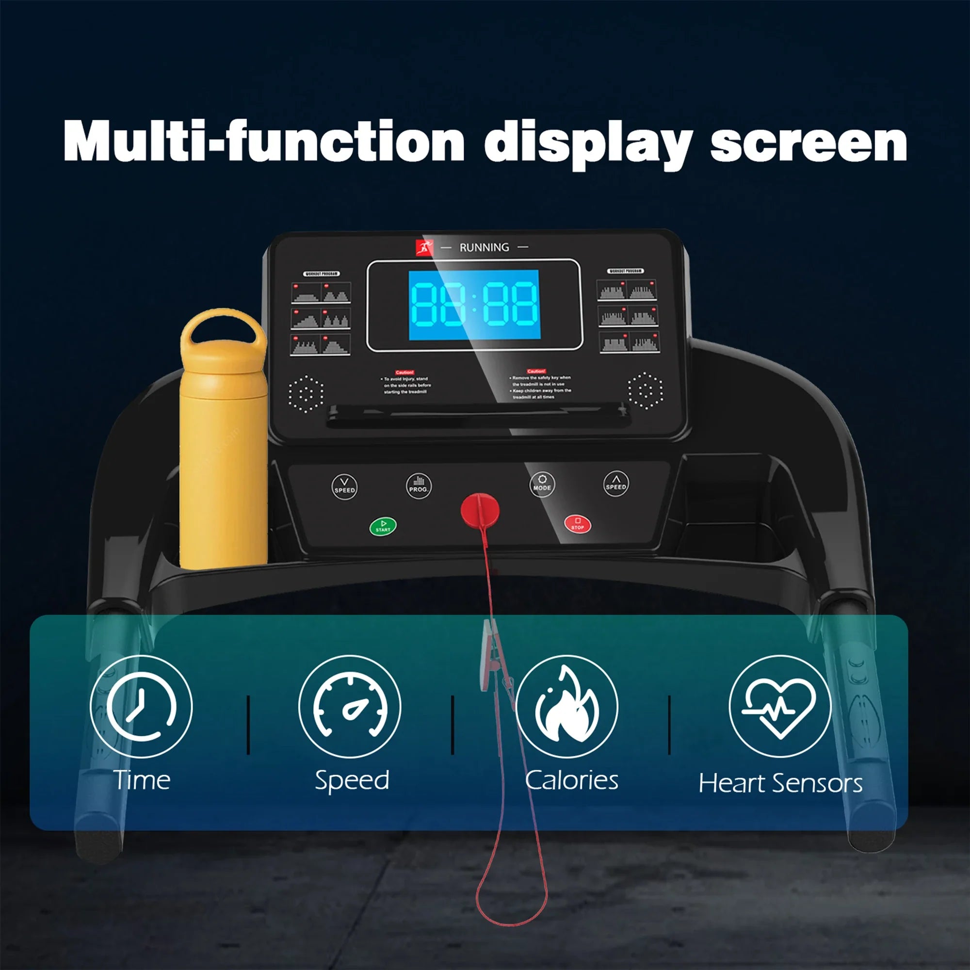 RTMX-750 2.5 HP Foldable Incline Treadmill with Bluetooth